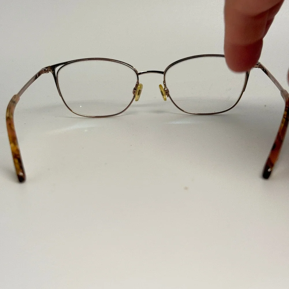 Amelia E. Eyeglasses Frames 35-001293 Rose Gold Tortoise 52-17-140 Cat‎ Eye